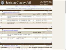 Tablet Screenshot of inmate.jacksoncounty.org